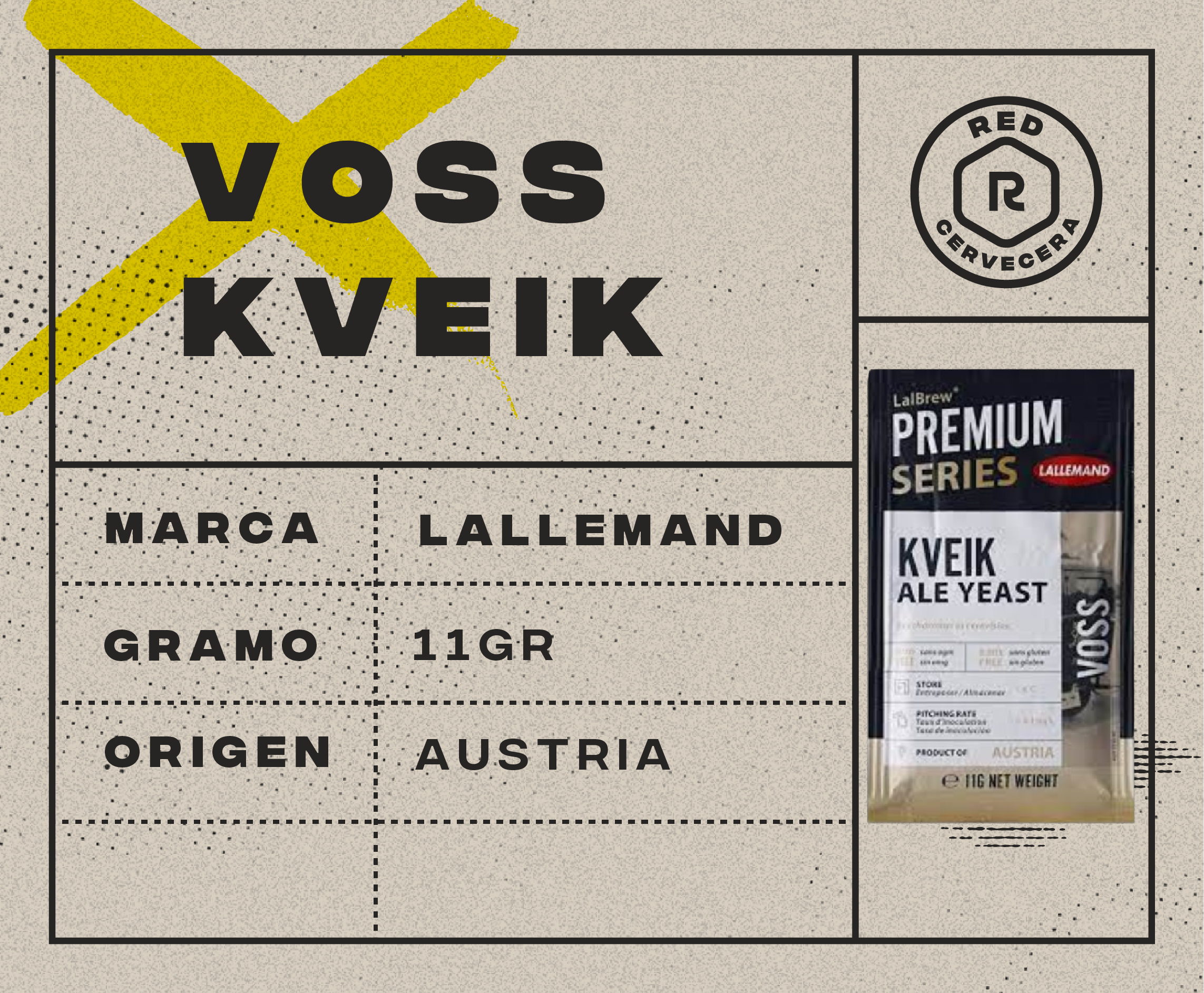 Voss Kveik sachet 11g