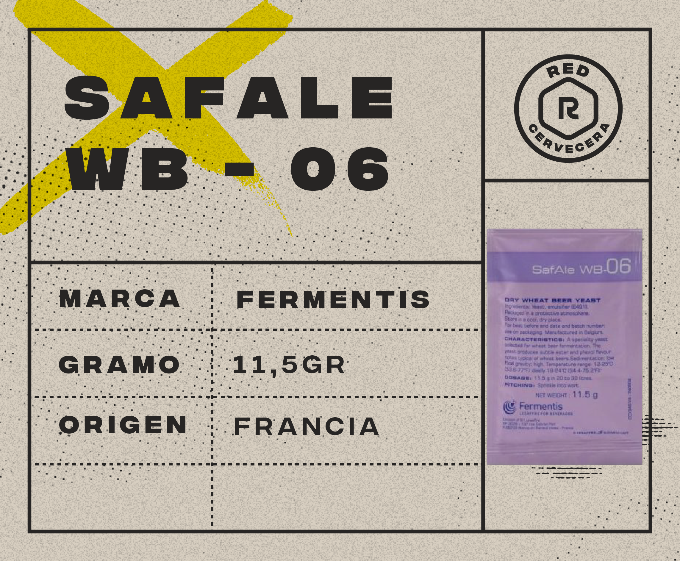 Safbrew WB-06 sachets 11g