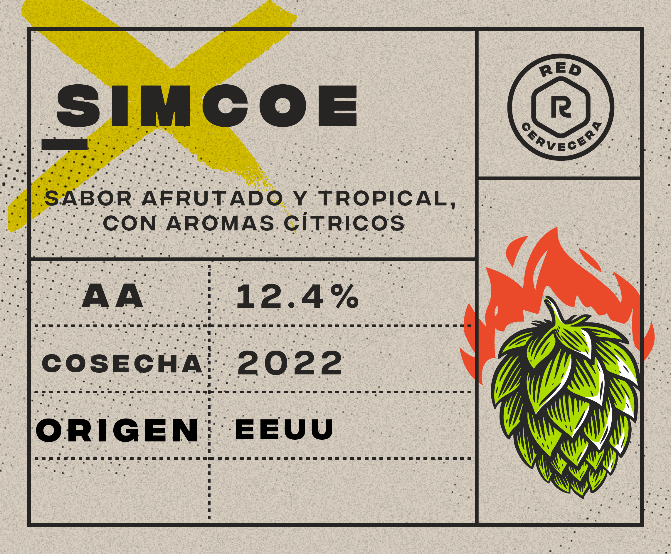Simcoe 12.4% A.A. (1g.)