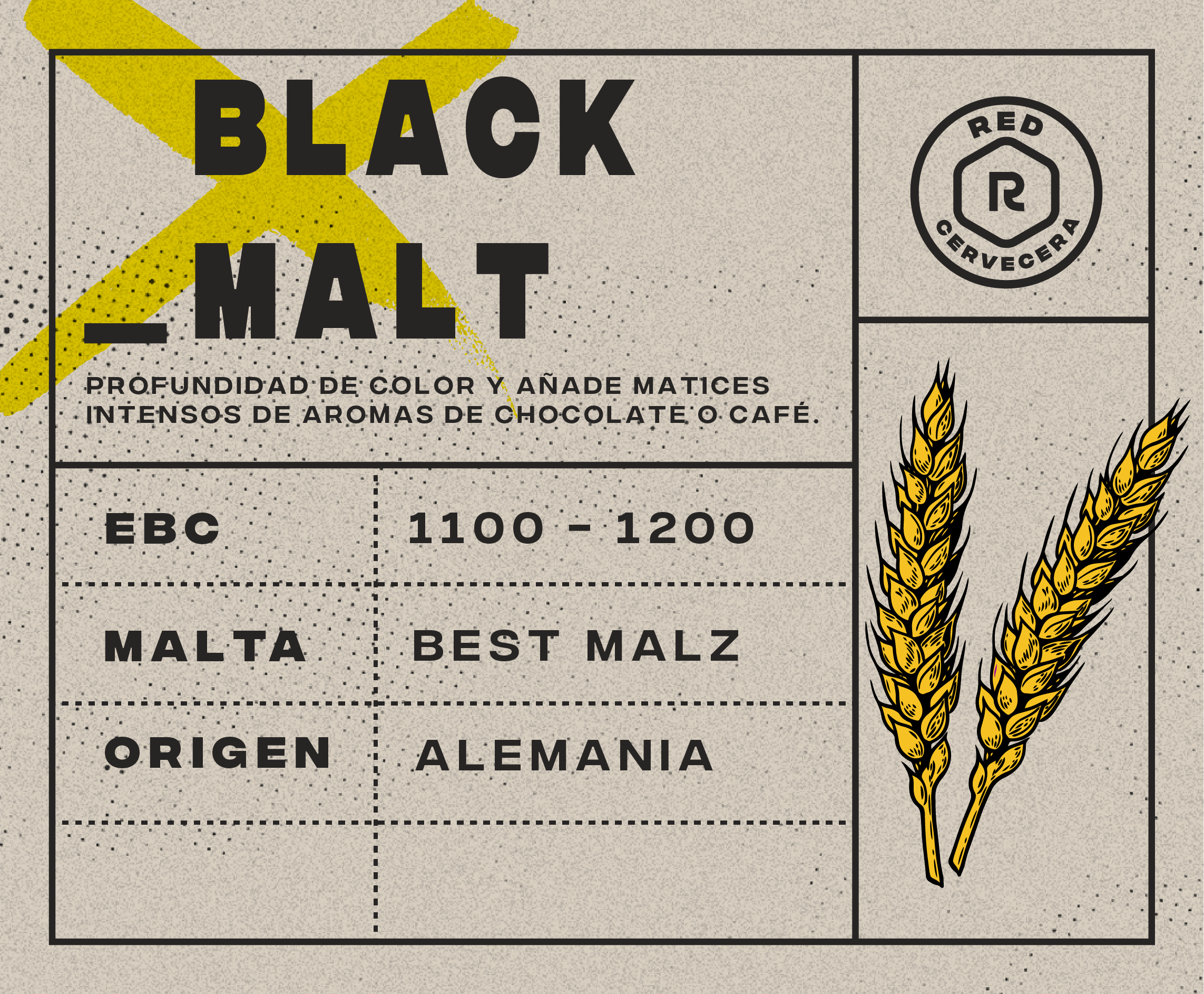 23-Black Malt (EBC 1100-1200) (1 Kg.)